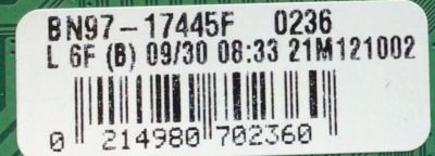 MAIN PARA SMART TV SAMSUNG 4K RESOLUCION (3840 X 2160) / NUMERO DE PARTE BN94-16115X / BN41-02852A-001 / BN97-17445F / BN9416115X / 16115X / DISPLAY HV750QUB-F9B / MODELO UN75TU7000FXZA BE11 - Imagen 3